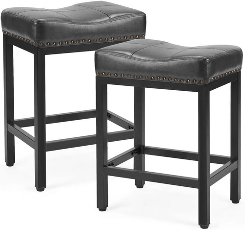 Set black upholstered - of,